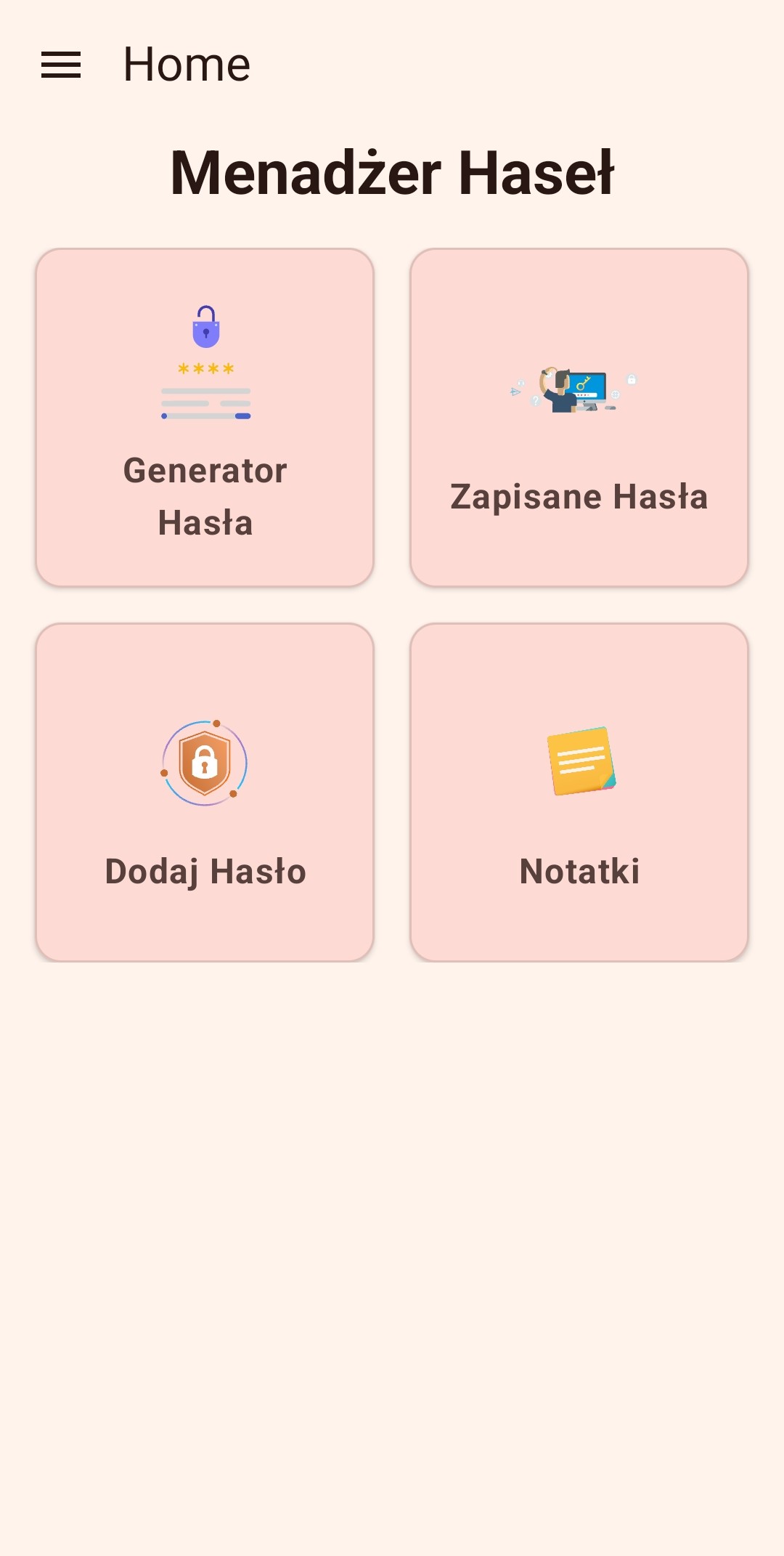 Zrzut ekranu CipherSafe